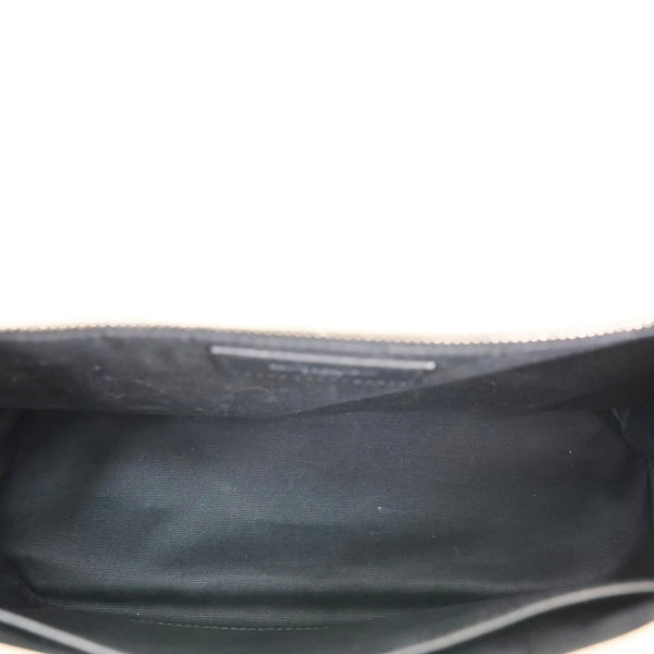 YVES SAINT LAURENT Niki Medium Tweed Shoulder Bag White