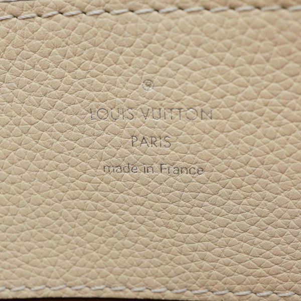 LOUIS VUITTON Bella Mahina Leather Tote Bag Cream