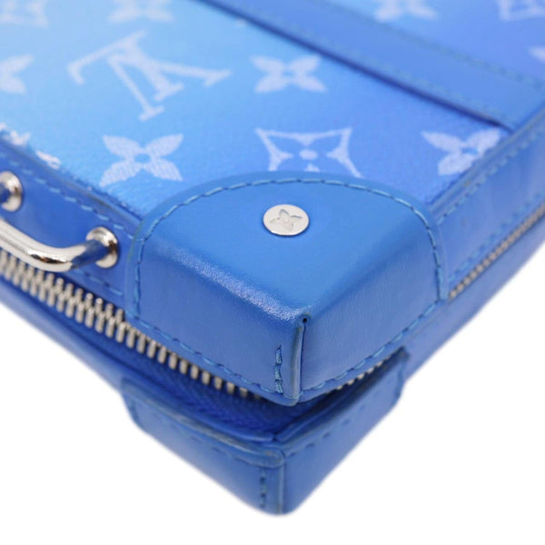 LOUIS VUITTON Soft Trunk Monogram Clouds Crossbody Bag Blue