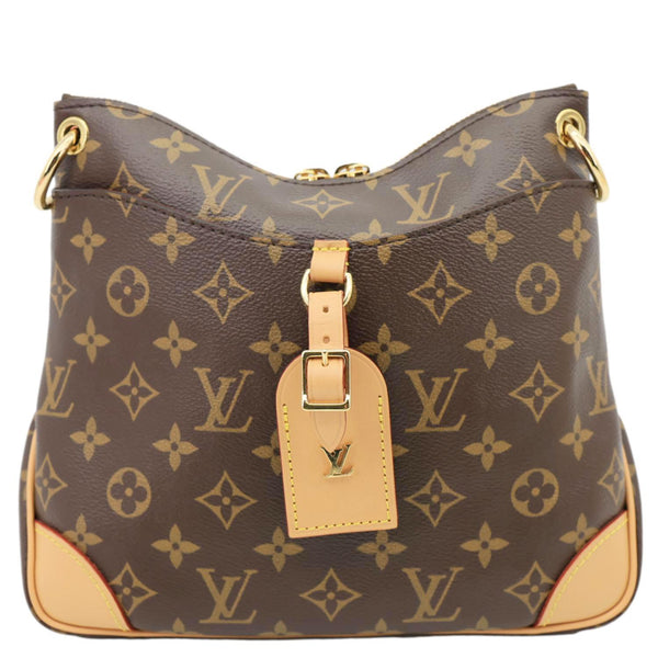 LOUIS VUITTON Odeon NM PM Monogram Canvas Shoulder Bag Brown