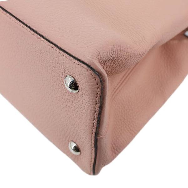 LOUIS VUITTON Capucines MM Taurillon Leather Satchel Bag Magnolia