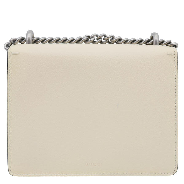 GUCCI Dionysus Mini Leather Crossbody Bag Off White 421970