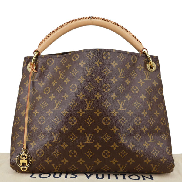 LOUIS VUITTON Artsy MM Monogram Canvas Hobo Bag Brown