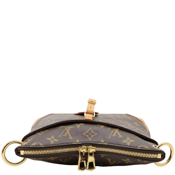 LOUIS VUITTON Odeon NM PM Monogram Canvas Shoulder Bag Brown