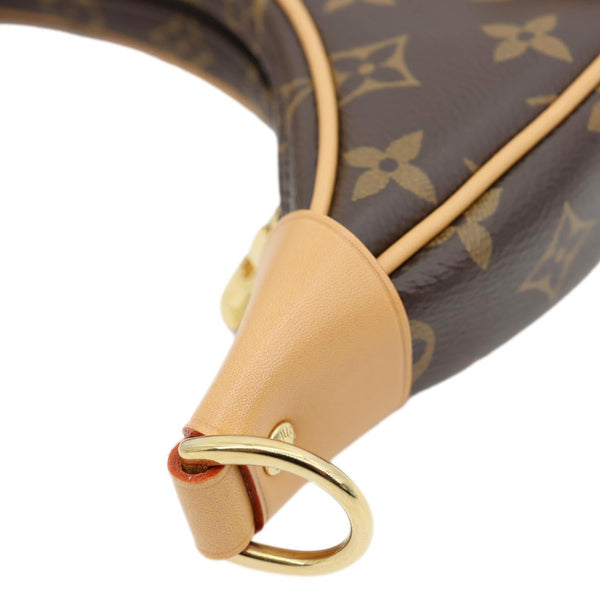 LOUIS VUITTON Loop Monogram Reverse Canvas Hobo Bag Brown