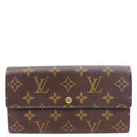 LOUIS VUITTON Sarah Vintage Monogram Canvas Wallet Brown