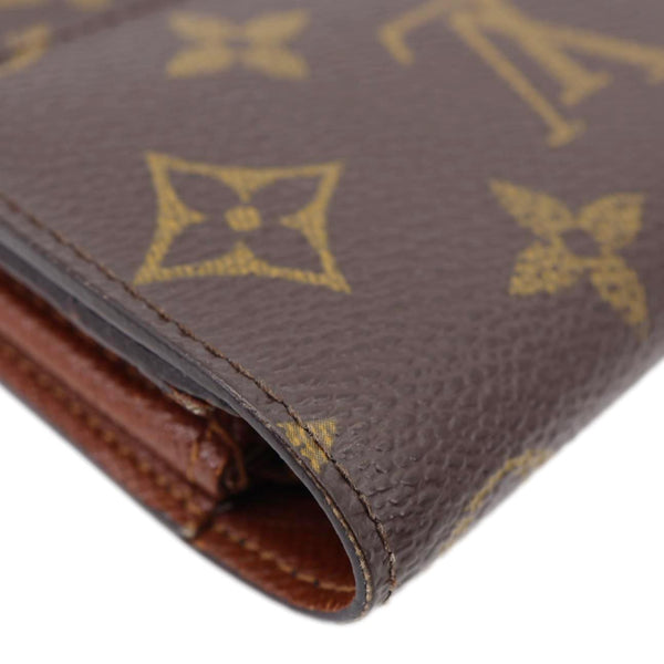LOUIS VUITTON Sarah Vintage Monogram Canvas Wallet Brown