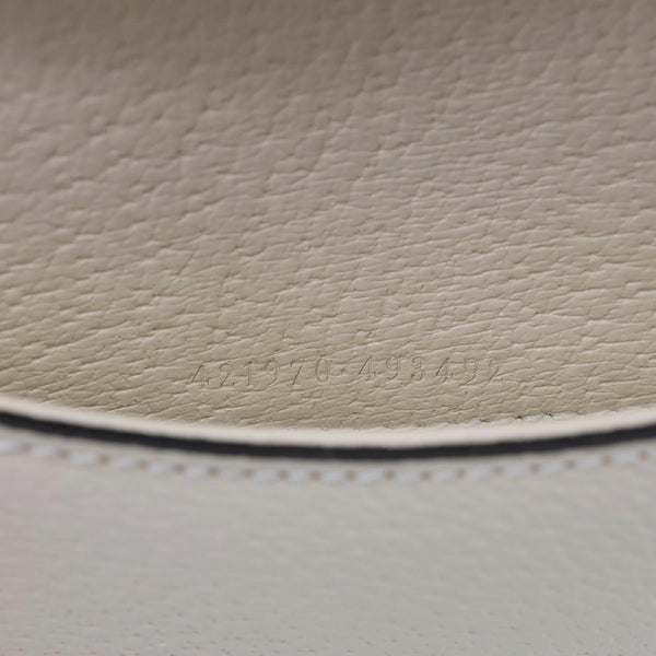 GUCCI Dionysus Mini Leather Crossbody Bag Off White 421970