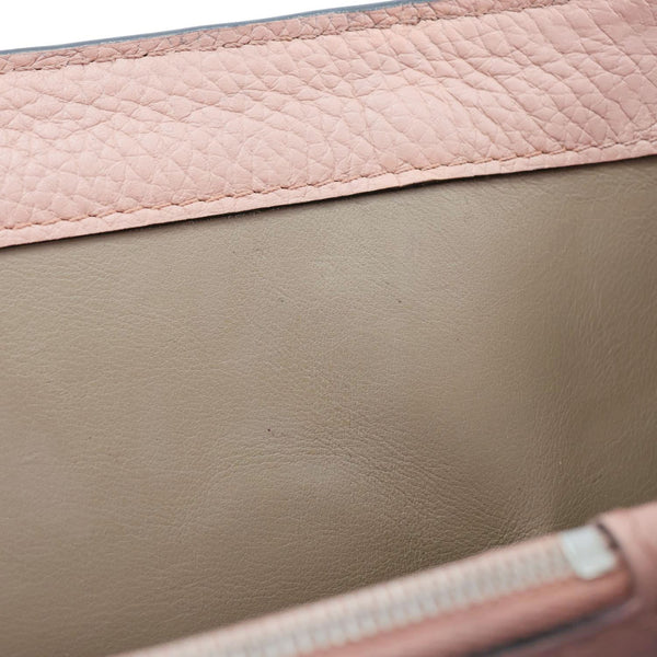 LOUIS VUITTON Capucines MM Taurillon Leather Satchel Bag Magnolia