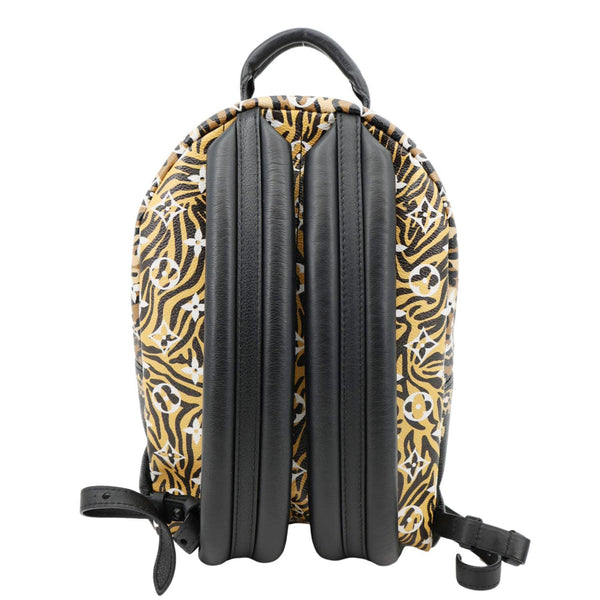 LOUIS VUITTON Palm Springs Jungle PM Monogram Giant Canvas Backpack Black