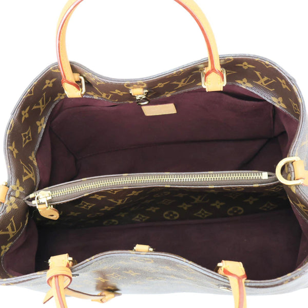 LOUIS VUITTON Montaigne GM Monogram Canvas Shoulder Bag Brown