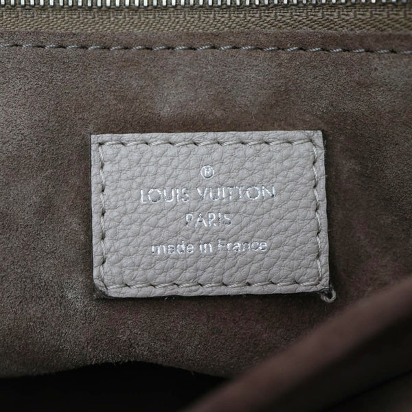 LOUIS VUITTON Soft Lockit Grained Cachemire Calfskin Leather Crossbody Bag Cream
