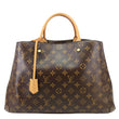 LOUIS VUITTON Montaigne GM Monogram Canvas Shoulder Bag Brown