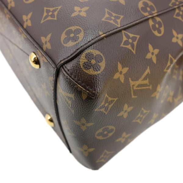 LOUIS VUITTON Montaigne GM Monogram Canvas Shoulder Bag Brown