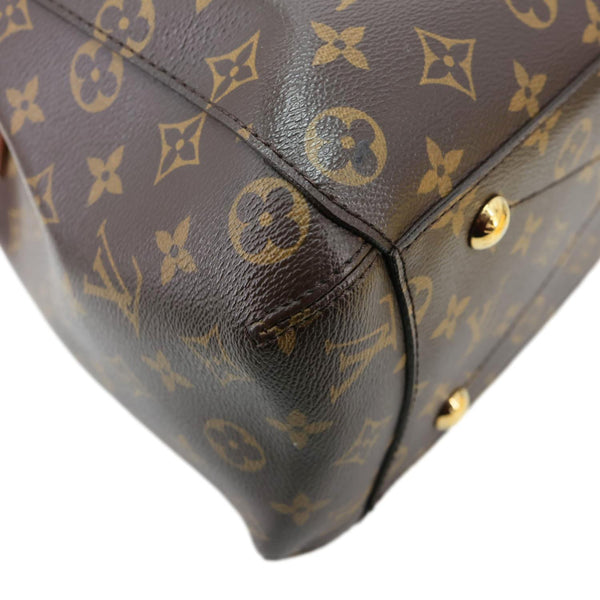 LOUIS VUITTON Montaigne GM Monogram Canvas Shoulder Bag Brown