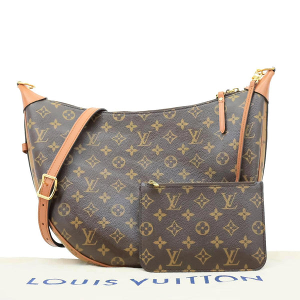 LOUIS VUITTON Loop Monogram Reverse Canvas Hobo Bag Brown