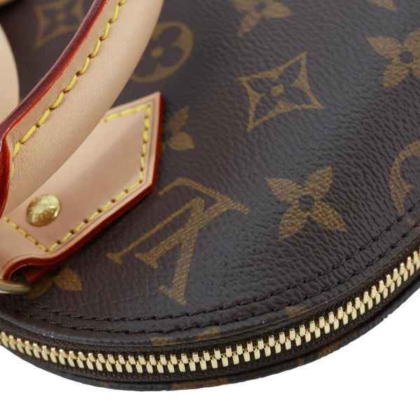 LOUIS VUITTON Alma BB Monogram Canvas Crossbody Bag Brown