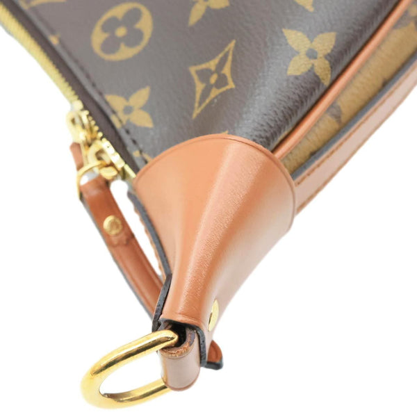 LOUIS VUITTON Loop Monogram Reverse Canvas Hobo Bag Brown