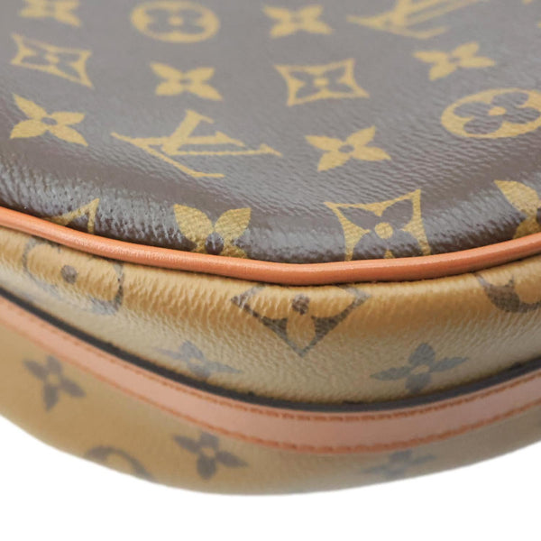 LOUIS VUITTON Loop Monogram Reverse Canvas Hobo Bag Brown