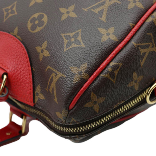 LOUIS VUITTON Retiro NM Monogram Canvas 2Way Shoulder Bag Red