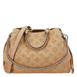 LOUIS VUITTON Bella Mahina Leather Tote Bag Brown