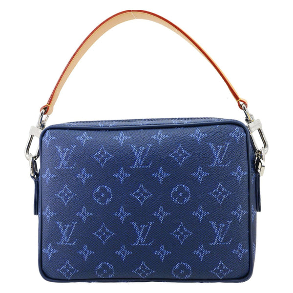 LOUIS VUITTON Nil Monogram Heritage Canvas Shoulder Bag Blue