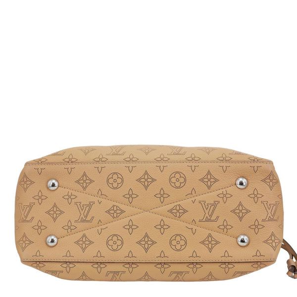 LOUIS VUITTON Bella Mahina Leather Tote Bag Brown