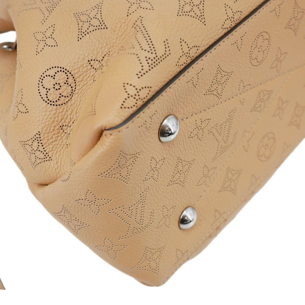 LOUIS VUITTON Bella Mahina Leather Tote Bag Brown