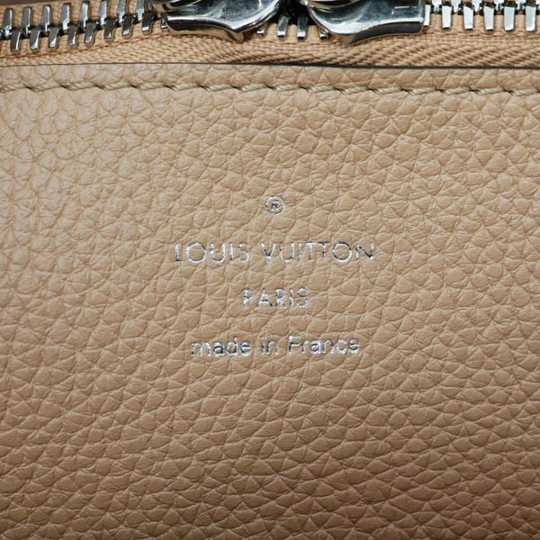 LOUIS VUITTON Bella Mahina Leather Tote Bag Brown