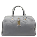 LOUIS VUITTON Cinema Intrigue Calf Leather Satchel Bag Grey