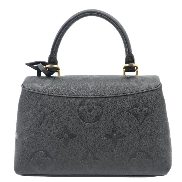 LOUIS VUITTON Madeleine BB Monogram Empreinte Leather Crossbody Bag Black