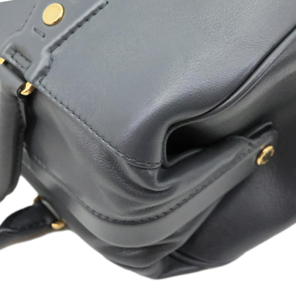 LOUIS VUITTON Cinema Intrigue Calf Leather Satchel Bag Grey