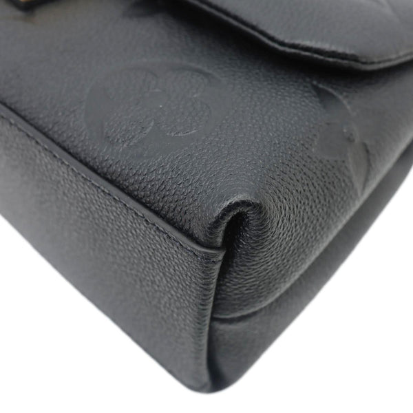 LOUIS VUITTON Madeleine BB Monogram Empreinte Leather Crossbody Bag Black
