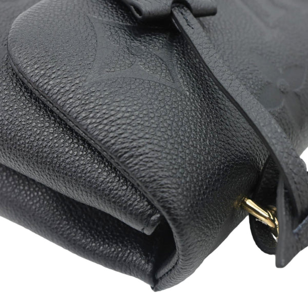 LOUIS VUITTON Madeleine BB Monogram Empreinte Leather Crossbody Bag Black