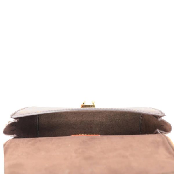 LOUIS VUITTON Camille Pochette Monogram Canvas Shoulder Bag Brown