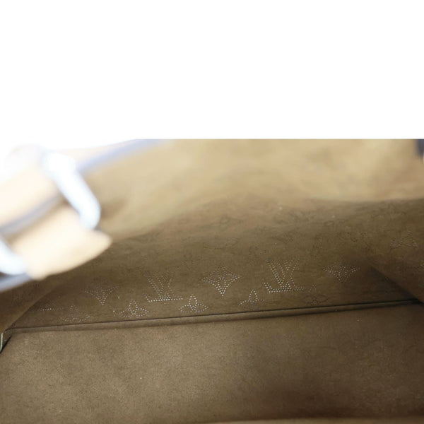 LOUIS VUITTON Bella Mahina Leather Tote Bag Brown