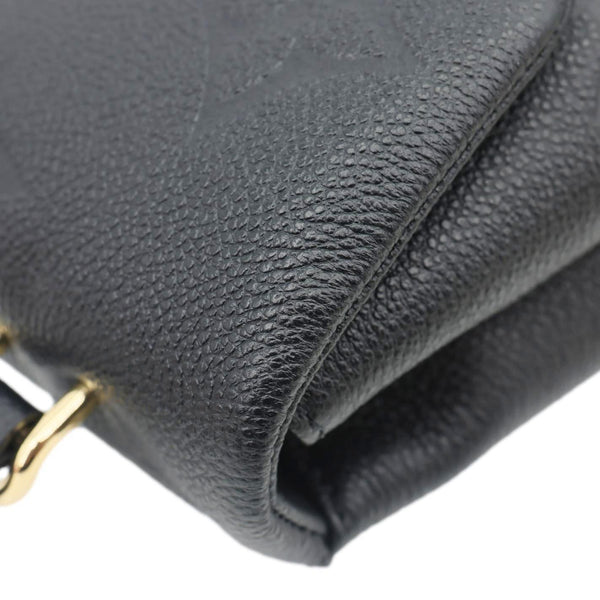 LOUIS VUITTON Madeleine BB Monogram Empreinte Leather Crossbody Bag Black