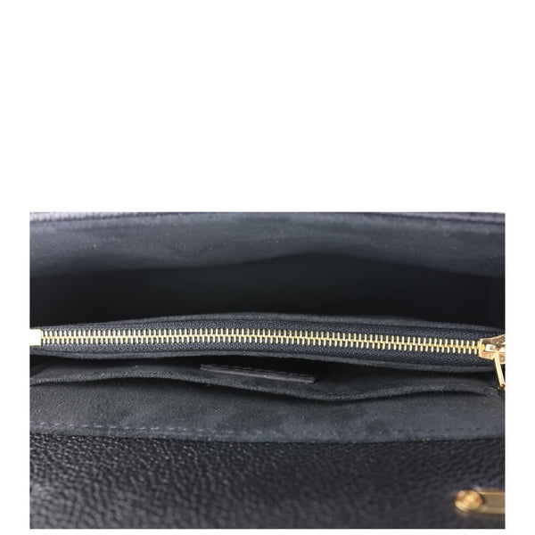 LOUIS VUITTON Madeleine BB Monogram Empreinte Leather Crossbody Bag Black