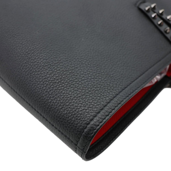 CHRISTIAN LOUBOUTIN Cabata Calfskin Leather Tote Bag Black