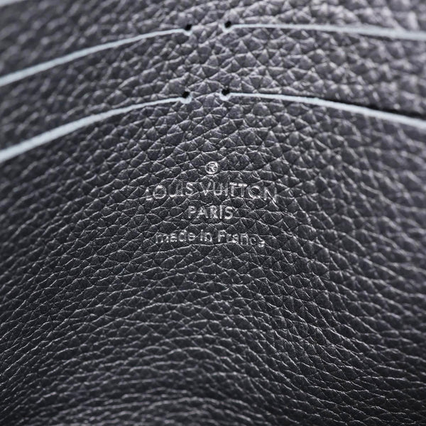 LOUIS VUITTON Mylockme Leather Chain Crossbody Bag Black