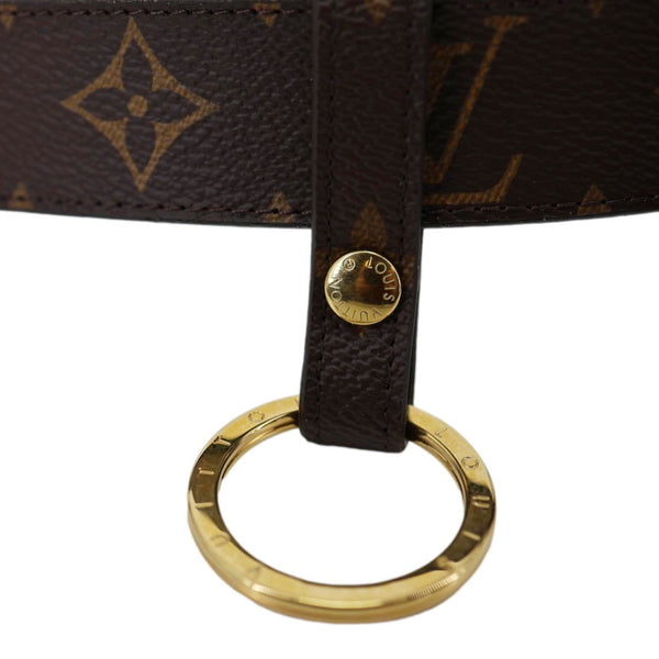 LOUIS VUITTON Daily Multi Pocket Monogram Canvas Belt Size 90/36 Brown