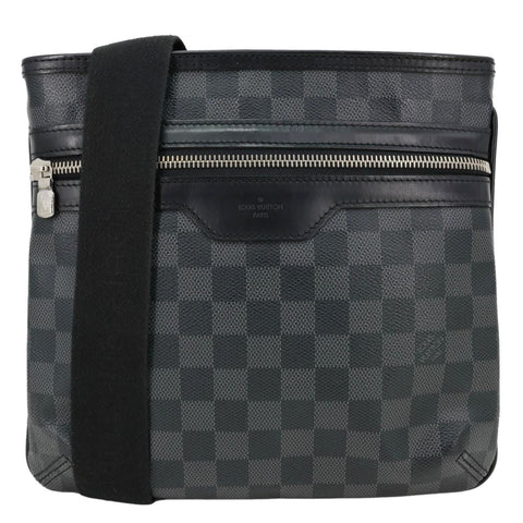 LOUIS VUITTON Thomas Damier Graphite Messenger Bag Black