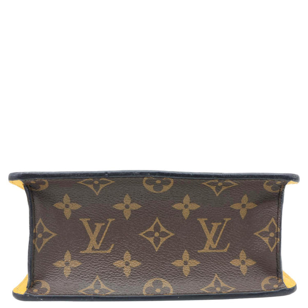 LOUIS VUITTON Spring Street NM Monogram Vernis Leather Shoulder Bag Silver