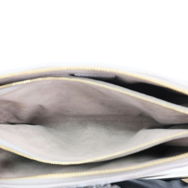 LOUIS VUITTON Coussin PM Monogram Embossed Lambskin Leather Shoulder Bag Gris