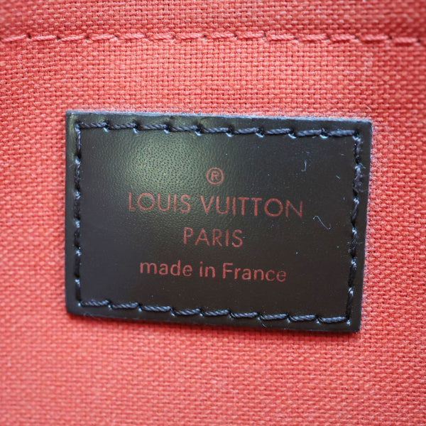 LOUIS VUITTON Favorite PM Damier Ebene  Chain Crossbody Bag Brown