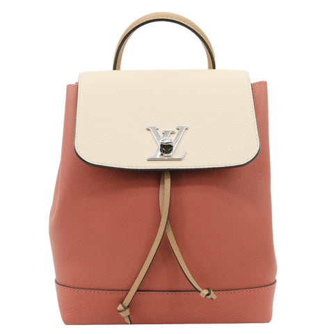 LOUIS VUITTON Dauphine PM Leather Backpack Pink