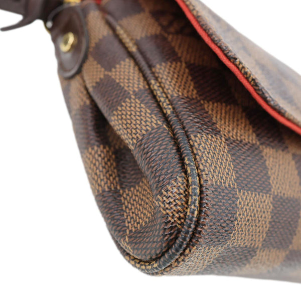 LOUIS VUITTON Favorite PM Damier Ebene  Chain Crossbody Bag Brown