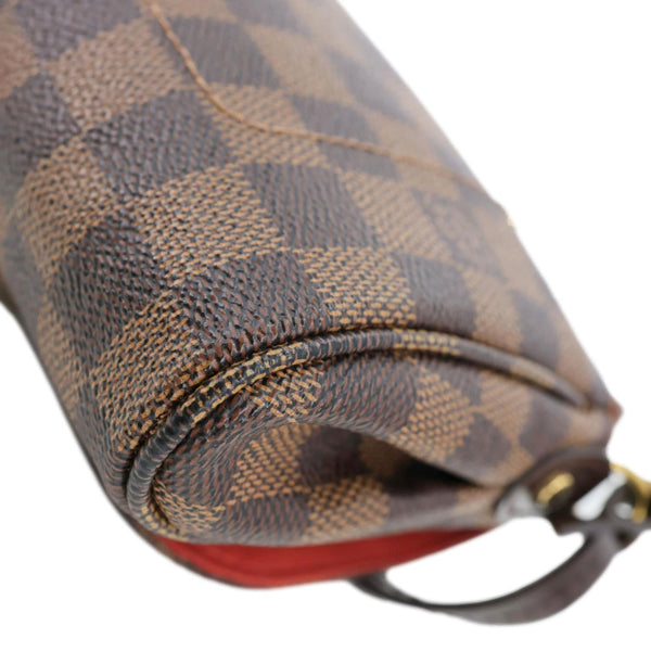 LOUIS VUITTON Favorite PM Damier Ebene  Chain Crossbody Bag Brown