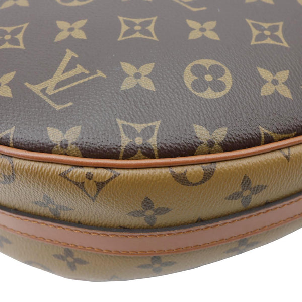 LOUIS VUITTON Loop Monogram Reverse Canvas Hobo Bag Brown