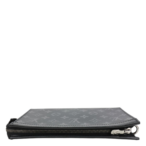 LOUIS VUITTON Gaston Wearable Monogram Eclipse Reverse Crossbody Bag Grey